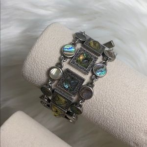 Lia Sophia Abalone Toggle Bracelet